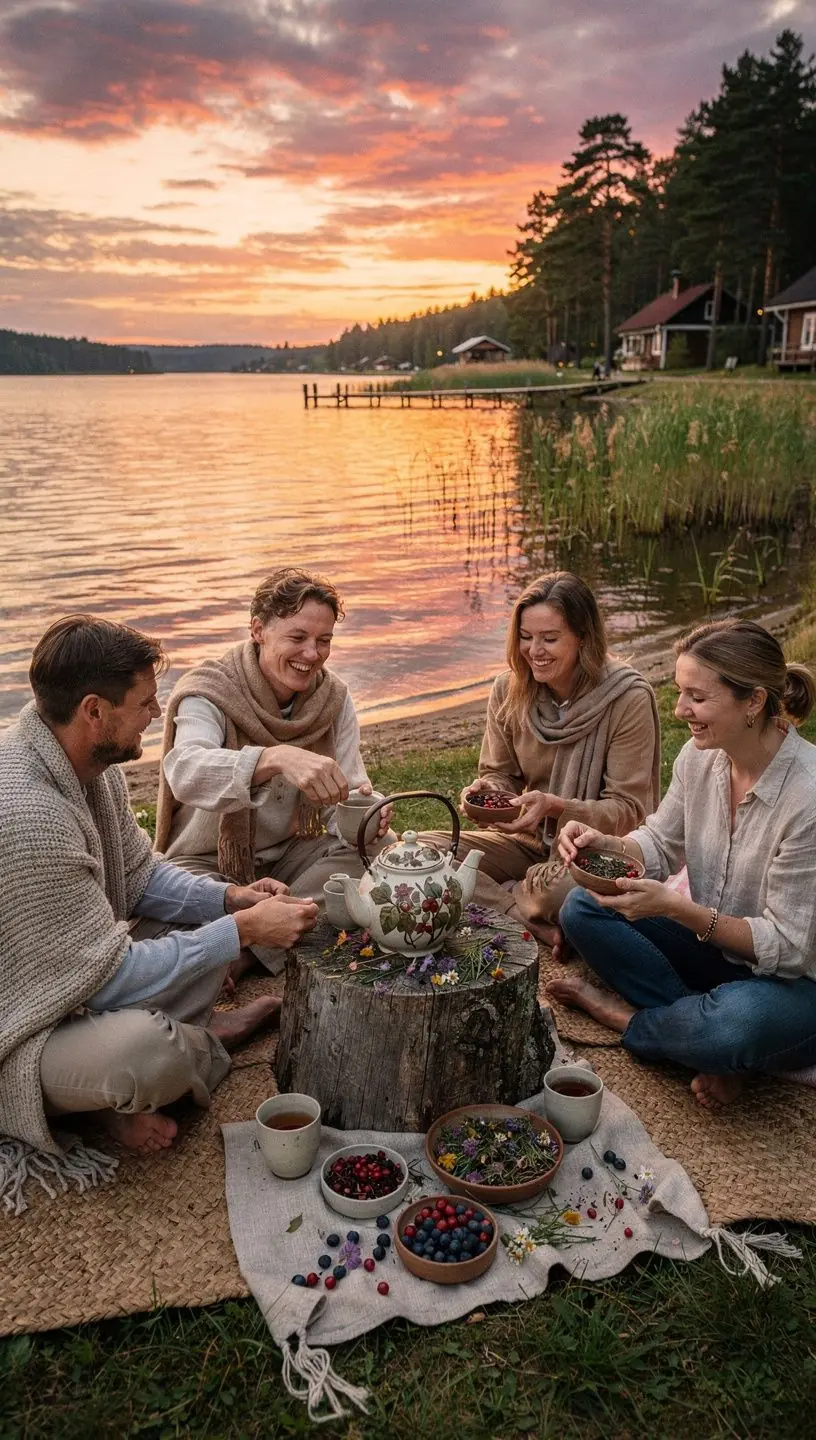 Rankų darbo keramikiniai arbatos puodeliai su etniniais raštais.